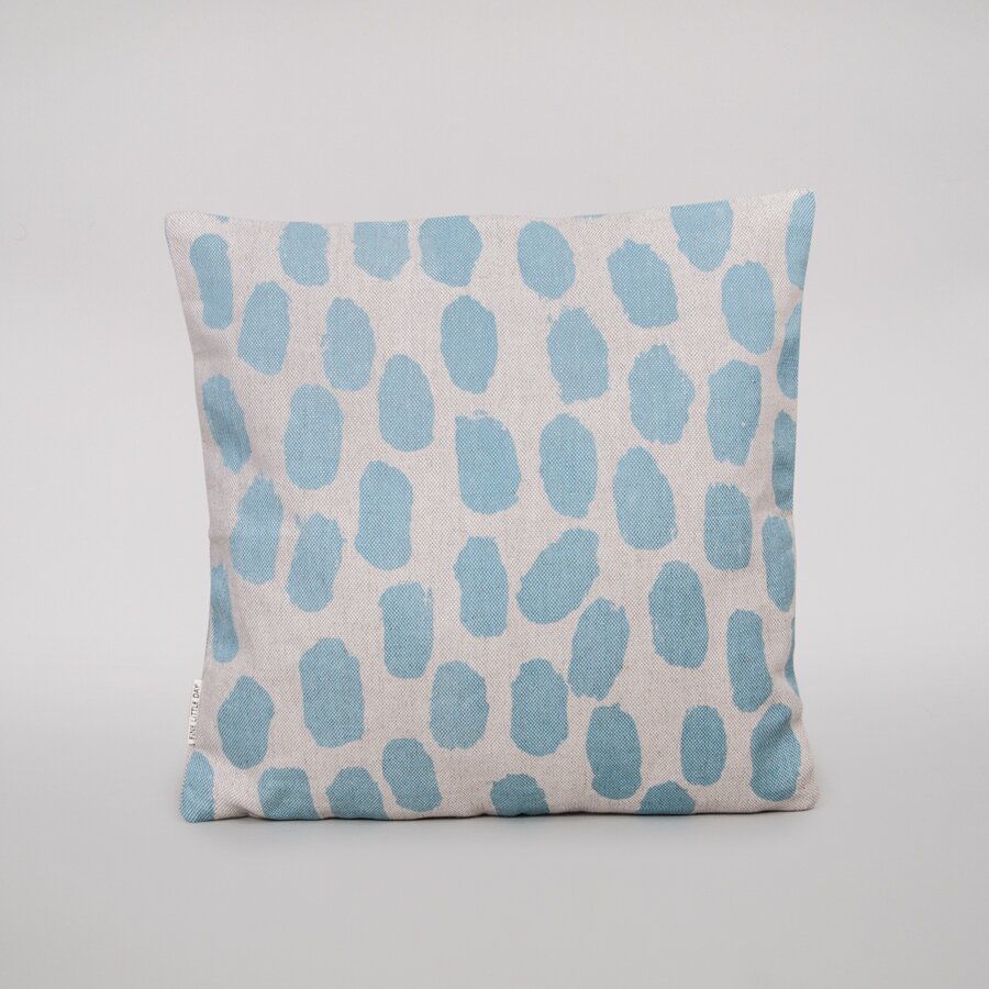 Fine Little Day Cushion | Linen Dot Cushion