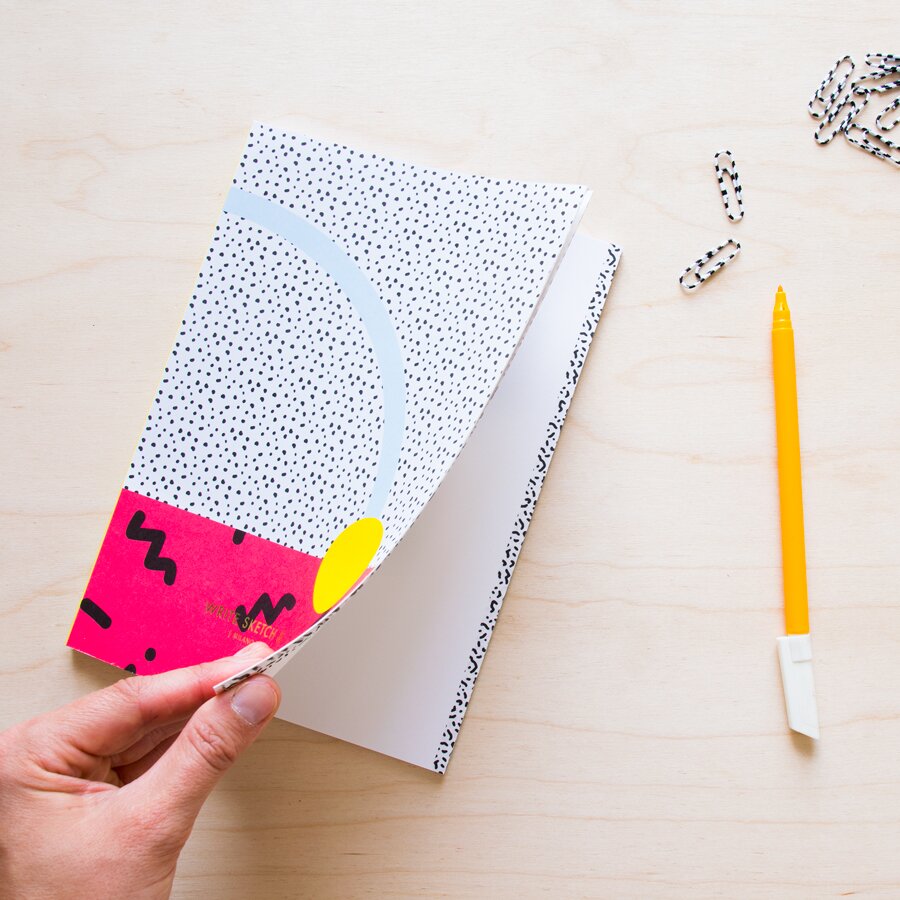 Write Sketch & Super Confetti Notebook