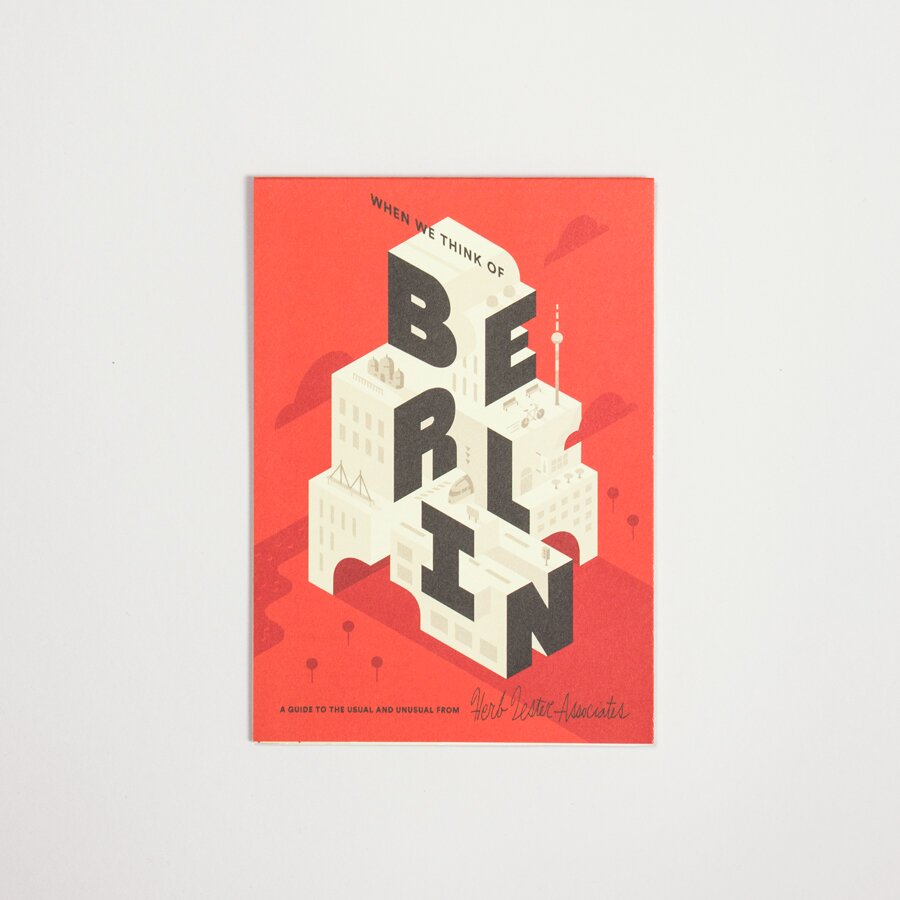 Herb Lester City Guide Berlin | Pocket Travel Map