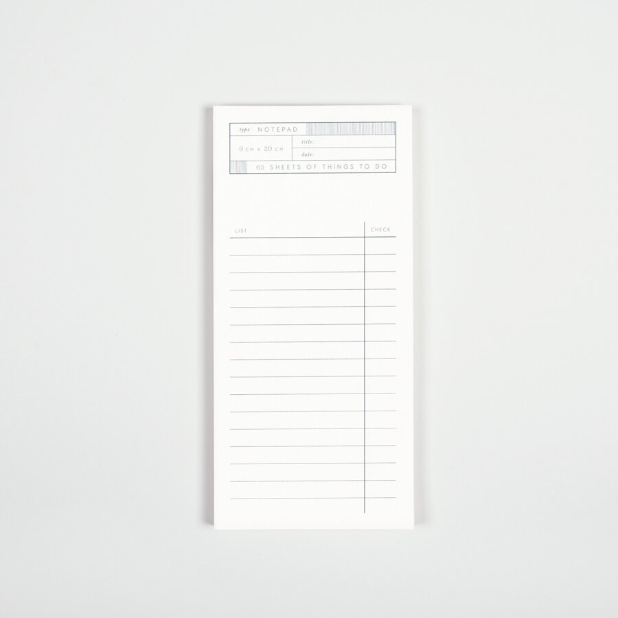 Kartotek To Do Notepad | Modern stationery and notebooks